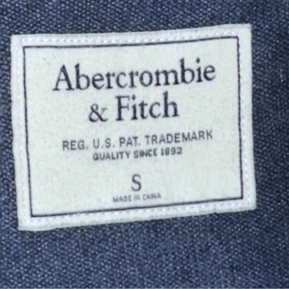 Abercrombie and Fitch Navy Blue Drape Waterfall Cardigan Small - Picture 10 of 12